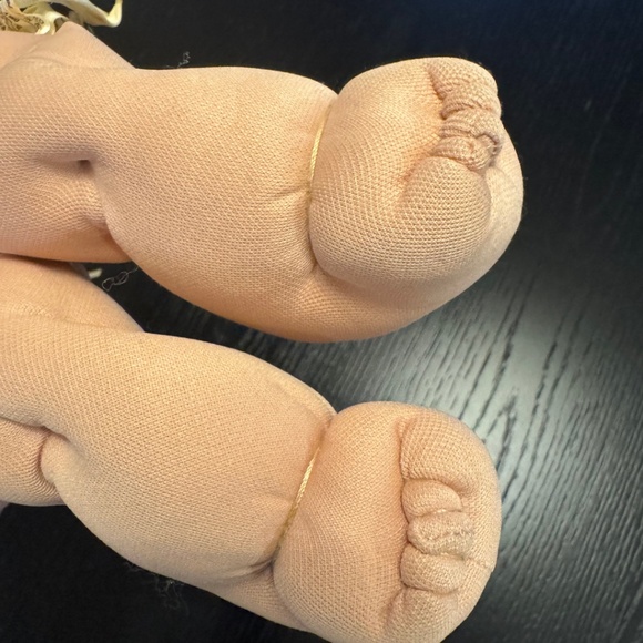 1985 Cabbage Patch Kids Baby Doll - Coleco Era, Blonde Hair, Green Eyes, Signed - Picture 7 of 13